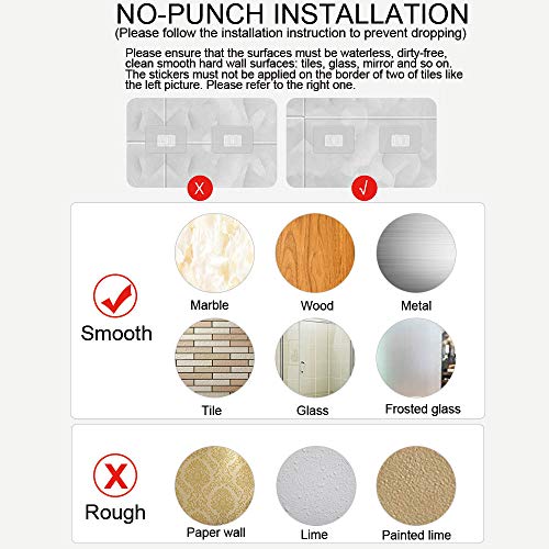 TuCao - Soporte para cepillo de dientes montado en la pared con dispensador automático de pasta de dientes, 7 ranuras para cepillos de dientes con cubierta a prueba de polvo (3 Tazas)