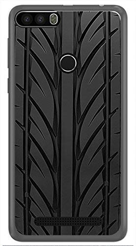 Tumundosmartphone Funda Gel TPU para LEAGOO KIICAA Power diseño NEUMATICO Dibujos