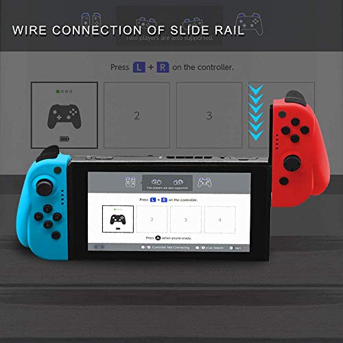 TUTUO Mando para Nintendo Switch, Wireless Controller Gamepad Bluetooth Joystick Controlador De Reemplazo Izquierdo Y Derecho para Joy con