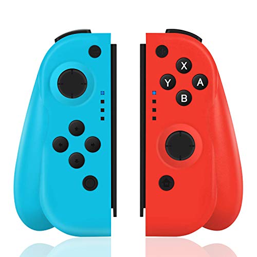 TUTUO Mando para Nintendo Switch, Wireless Controller Gamepad Bluetooth Joystick Controlador De Reemplazo Izquierdo Y Derecho para Joy con