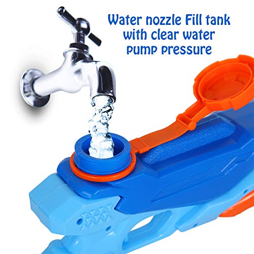 Twister.CK Pistolas de Agua, Paquete de 3 Super Soaker Squirt Gun, Juguete de Playa de Verano para ni?os para Fiesta y Piscina al Aire Libre