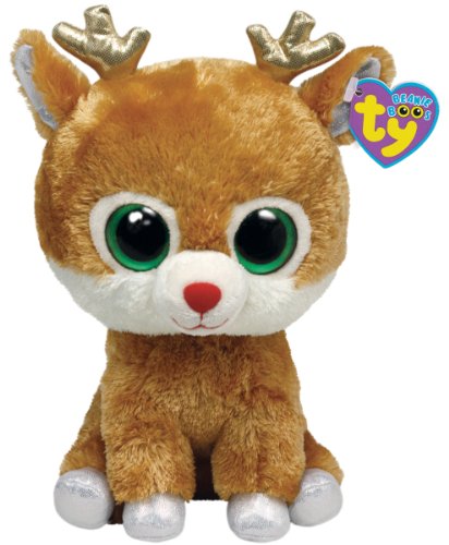 Ty Beanie Boos Buddy - Reno de peluche (tamaño mediano)