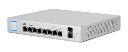 UBIQUITI Spain Networks US-8 – 150 W Gestionado Gigabit Ethernet (10/100/1000) Soporte Power Over Ethernet (PoE) Color Blanco
