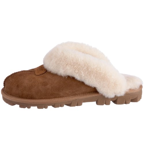 UGG Female Coquette Slipper, Chestnut, 5 (UK)