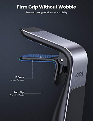 UGREEN Soporte Móvil Coche Magnético, Mini Soporte Móvil Coche Iman para Rejillas de Aire Universal Soporte Teléfono Móvil Car Holder para iPhone 11 Pro/XR/X/ 8 Plus/ 7,Samsung Galaxy Note 10/ S9