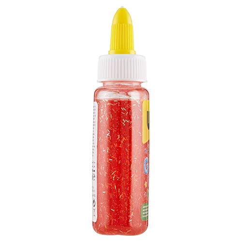 UHU Glitter - Pegamento en botella (88,5 ml), color rojo