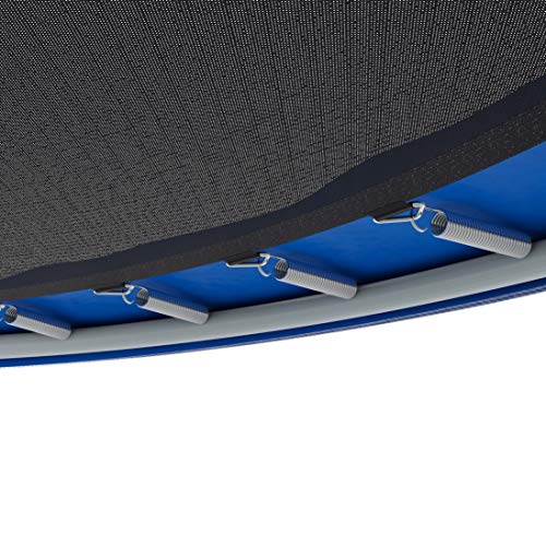 Ultrasport Cama elástica de jardín Uni-Jump Trampolín Infantil, certificación Intertek GS, con Superficie de Salto, Red de Seguridad, Unisex Niños, Azul, Ø 180cm