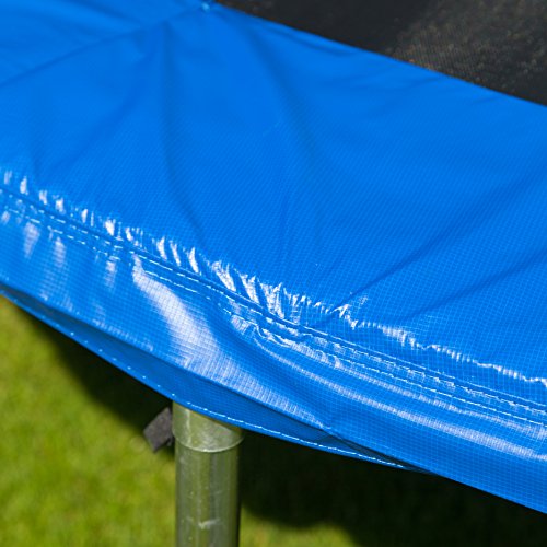 Ultrasport Cama jardín Jumper Cubierta trampolín, Protector de muelles, Borde de Espuma para Camas elásticas, Unisex, Azul, 366 cm