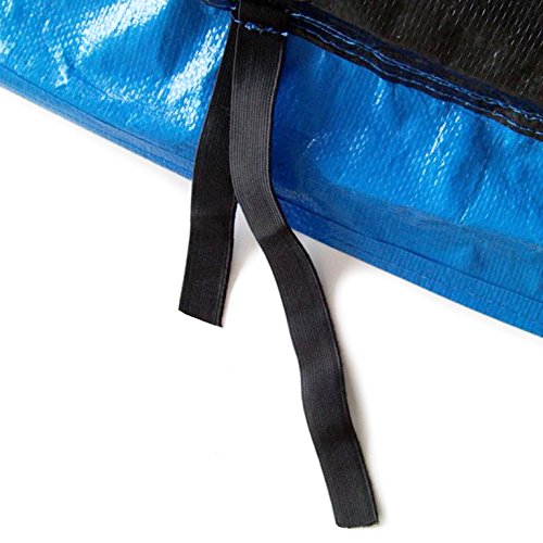 Ultrasport Cama jardín Jumper Cubierta trampolín, Protector de muelles, Borde de Espuma para Camas elásticas, Unisex, Azul, 366 cm