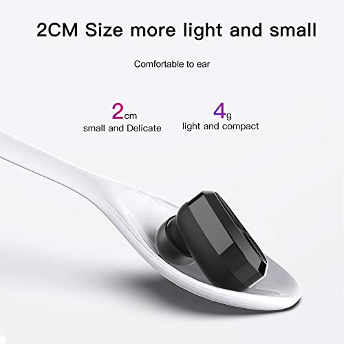 Umi. by Amazon Auriculares de botón inalámbricos (TWS) W5s con Bluetooth 5.0 y certificación IPX7 compatibles con iPhone Samsung Huawei y Estuche metálico con Base de Carga (Plata)