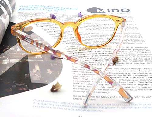 Un Pack de 4 Gafas de Lectura 3.5/Gafas para Presbicia Mujeres,Buena Vision Ligeras Comodas,Vista de Cerca/Vista Cansada