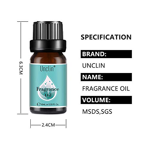 Unclin Aceites de Frangancia, Aceites Esenciales para Humidificador, Aromaterapia para Hogar, Oficina 10ml - Maracuyá