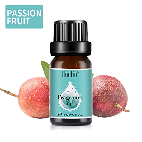Unclin Aceites de Frangancia, Aceites Esenciales para Humidificador, Aromaterapia para Hogar, Oficina 10ml - Maracuyá
