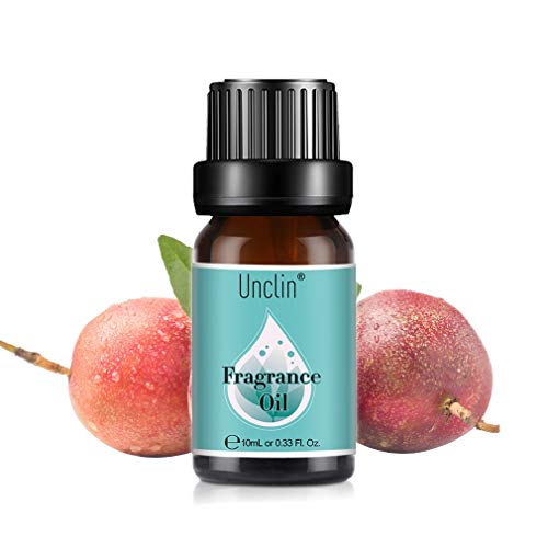 Unclin Aceites de Frangancia, Aceites Esenciales para Humidificador, Aromaterapia para Hogar, Oficina 10ml - Maracuyá