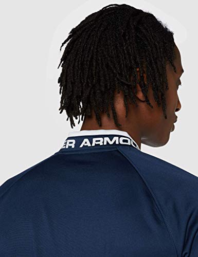 Under Armour Challenger III Jacket Hombre para Hacer, Ropa De Deporte Inspirada En Las Chaquetas Bomber, Azul, L