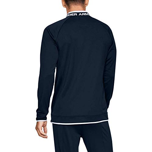 Under Armour Challenger III Jacket Hombre para Hacer, Ropa De Deporte Inspirada En Las Chaquetas Bomber, Azul, L