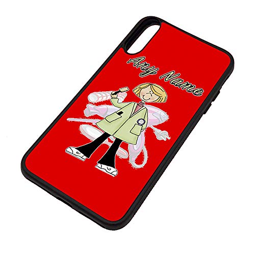 UNIGIFT - Carcasa para iPhone X (diseño de ocupación), diseño de peluquería y peluquería