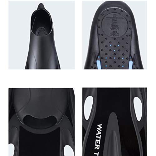 Unisex Senior Profesional Tobillo autorregulador, apnea, Snorkeling y natación,Natacion,el Corte inglés,The Sub (Color : Black, Size : XS)