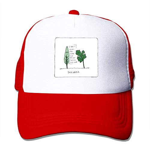Uosliks I Hate Coriander Gorra de béisbol unisex con logo de Peake para adulto, de malla estilo hip hop, ajustable