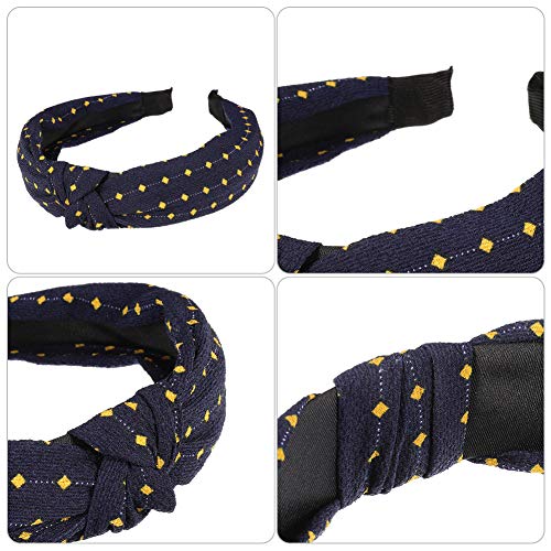 upain 12 Piezas Diademas Turbante Pelo Anchas Diadema Nudo Bandas de Pelo Cabeza Turbantes Cintas Pelo Elastica para Mujer Niñas