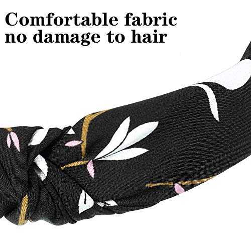 upain 12 Piezas Diademas Turbante Pelo Anchas Diadema Nudo Bandas de Pelo Cabeza Turbantes Cintas Pelo Elastica para Mujer Niñas