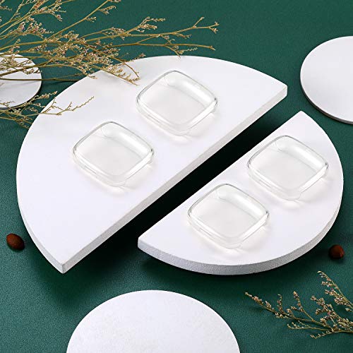 Upeak 4 Pack Funda Compatible con Fitbit Versa 2 Protector Pantalla, Estuche de Cobertura Completa de TPU Suave Solo Compatible con Fitbit Versa 2, 4 Claro