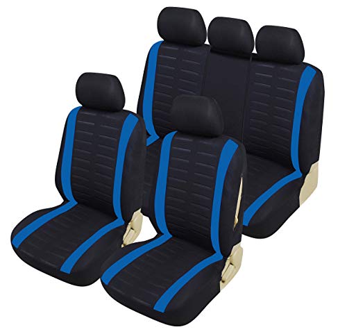 Upgrade4cars Juego de Fundas para Asientos de Coche Universales para Delanteros y Traseros | Set Funda Asiento Coches | Accesorios Interior Universal