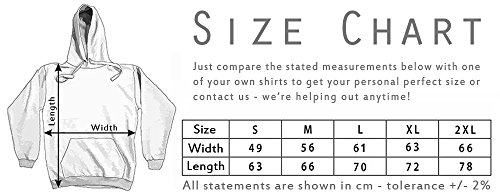 Urban Backwoods Axe Capital II Hoodie Sudadera con Capucha Sweatshirt Azul Talla XL