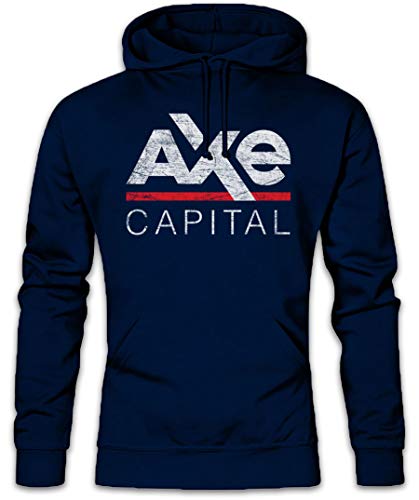 Urban Backwoods Axe Capital II Hoodie Sudadera con Capucha Sweatshirt Azul Talla XL