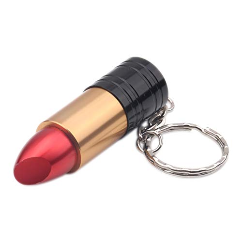 USB 2.0 Flash Drive pintalabios u-Disk Design Llavero Impermeable contra el Polvo y antigolpes para PC Ordenador portátil de 1 Piezas 6.5 * 1.9 * 1.9 cm 32 GB