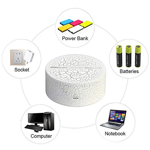 USB luz de noche lámpara 3D lámpara de mesa de decoración de princesa 7 colores esposa romántica chica de vacaciones regalo de San Valentín lámpara de mesa lámpara lam