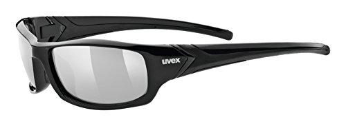 Uvex Sportstyle 211 Gafas de Ciclismo, Unisex Adulto, Negro, Talla Única