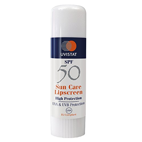 Uvistat - Barra de labios medicinal para protección solar, SPF 50, 5 g