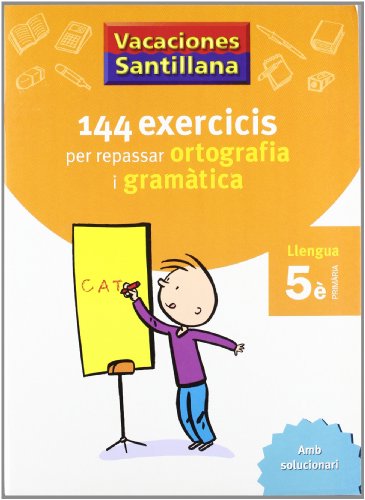 Vacaciónes Santillana, ortografía i gramàtica, llengua, 5 Educació Primària - 9788479182250