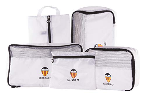 VALENCIA CF Pack Organizador 5 Piezas y Neceser Viaje VC