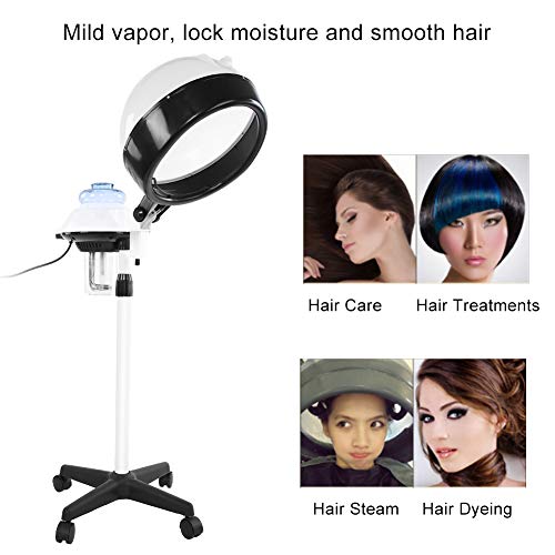 Vaporizador de Pelo para el Cuidado del Cabello del Spa Altura Ajustable y ángulo de Vapor para Peluquería, Hogar, Salones de Belleza