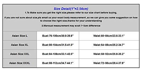 VECDY Bañador para Mujer Traje De BañO Acolchado Traje De BañO Monokini Push Up Bikini Sets (Multicolor, XL)