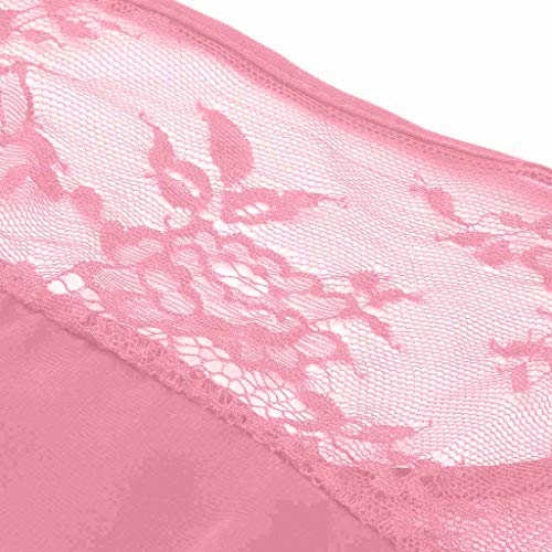 Vectry Liquidación Venta Rebajas Vestidos De Fiesta Vestidos Liso Vestidos Casual Vestidos para Boda Vestidos Sin Manga Vestidos Calado Vestido De Encaje (_Rosa Claro, Small)