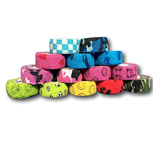 Vendaje de escayola LisaCare®, escayola para dedos autoadhesiva - sin adhesivo ni elástico - vendaje para heridas - 2,5 cm de ancho