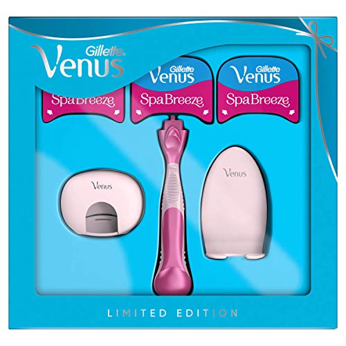 VENUS Gillette Spa Breeze Comfortglide 150 g, Coffret Cadeau Rasoir + 2 lames (7702018516254)