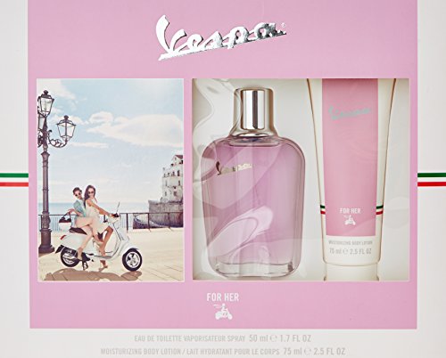 Vespa Set para Mujer Agua de Colonia, 50 ml y Locion Corporal Hidratante, 75 ml