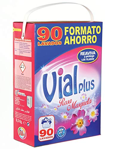 Vialplus Detergente, 90 Lavados, Rosa Mosqueta - 6300 gr
