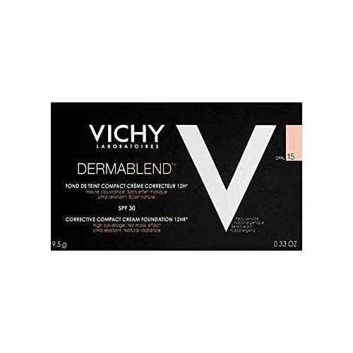 Vichy Dermablend Correctiva Crema Compacta Ópalo Fundamento 15 (Paquete de 4)