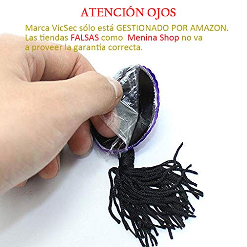 VicSec 1 Par Cubierta de Pezón, Adhesivas Pezoneras Complemento de Disfraz Pegatina de Tetilla para Lencería Sexy