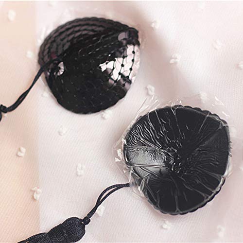 VicSec 1 Par Cubierta de Pezón, Adhesivas Pezoneras Complemento de Disfraz Pegatina de Tetilla para Lencería Sexy