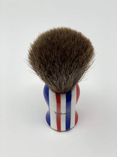 Vielong Brocha Caballo Marrón. Modelo Vintage Oxford. Mango de Resina. Diámetro 24mm.