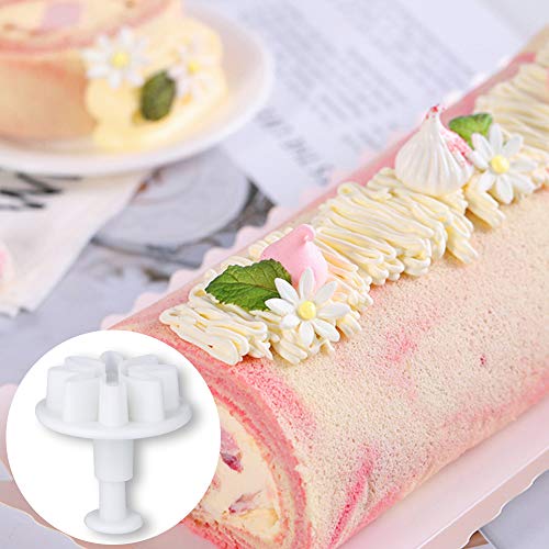 Viesap Juego De Herramientas Para Decoración De Tartas, 108 Pz Herramientas Para Decorar Pasteles Fondant, Cortadores Decoracíon Pasteles Set Incluye Signos De Puntuación, Letras,Números,Rosas,Flores.