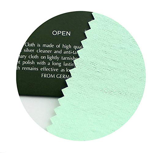 VIGAN 100 UNIDS Anti-deslustrar Oro Plata Mujeres Limpiador de joyería Pulido Paño de Limpieza