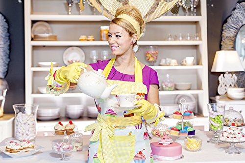 VIGAR Lulu Housewife Delantal, Poliéster, Amarillo, 60 x 1 x 88 cm