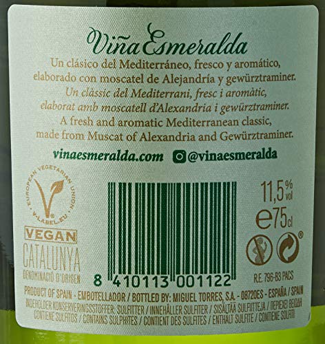 Viña Esmeralda, Vino Blanco, 75 cl - 750 ml D.O. Catalunya